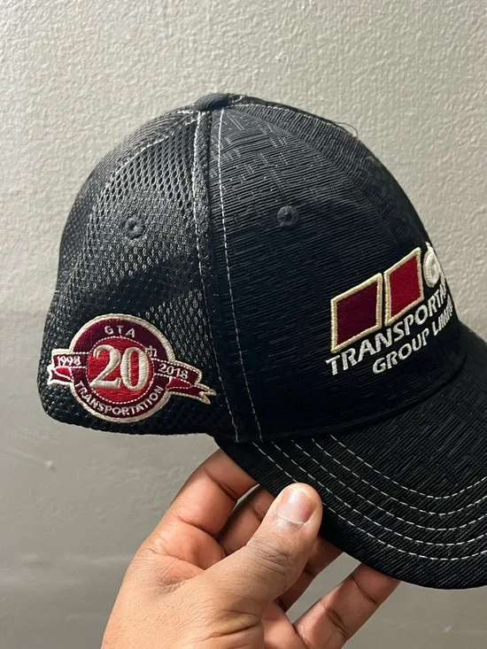 Black Embroidered Cap - Picture 3 of 4